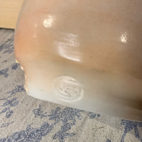 Beige Brown Ceramic Textured Planter - Picture 5 of 14